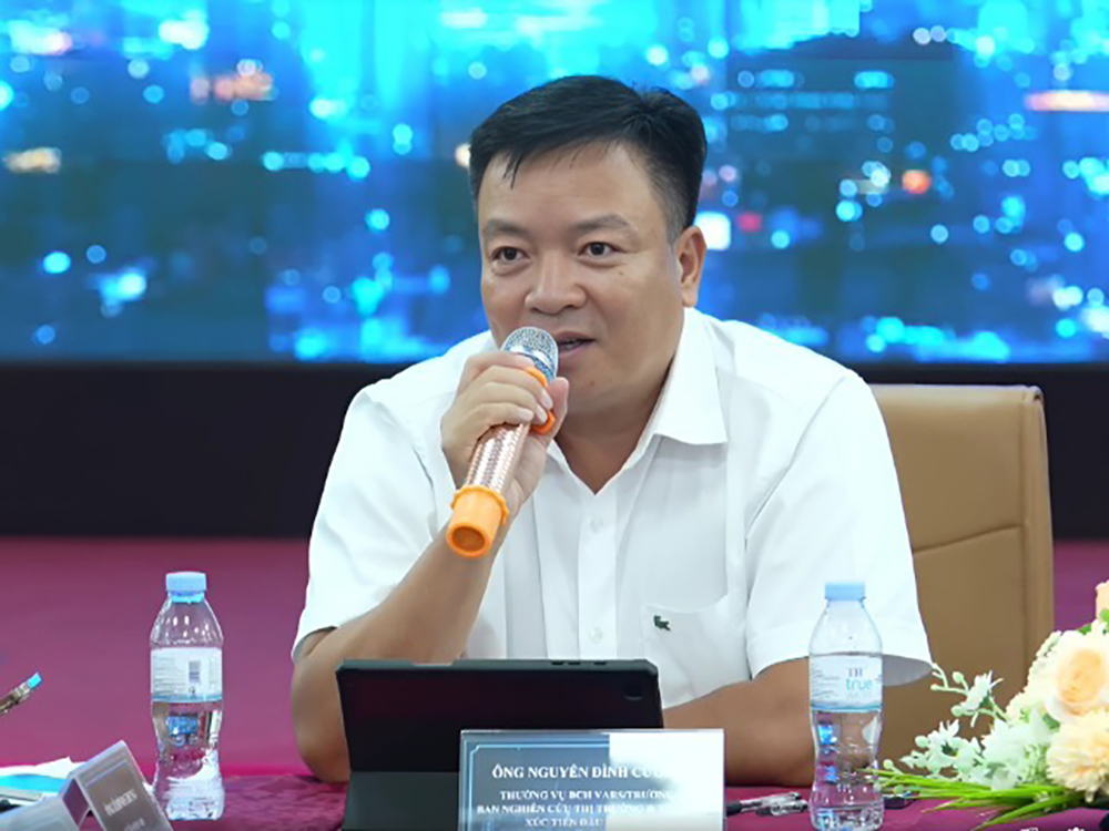 Ông Nguyễn Đình Cương, Trưởng ban Nghiên cứu thị trường và Tư vấn xúc tiến đầu tư của VARS