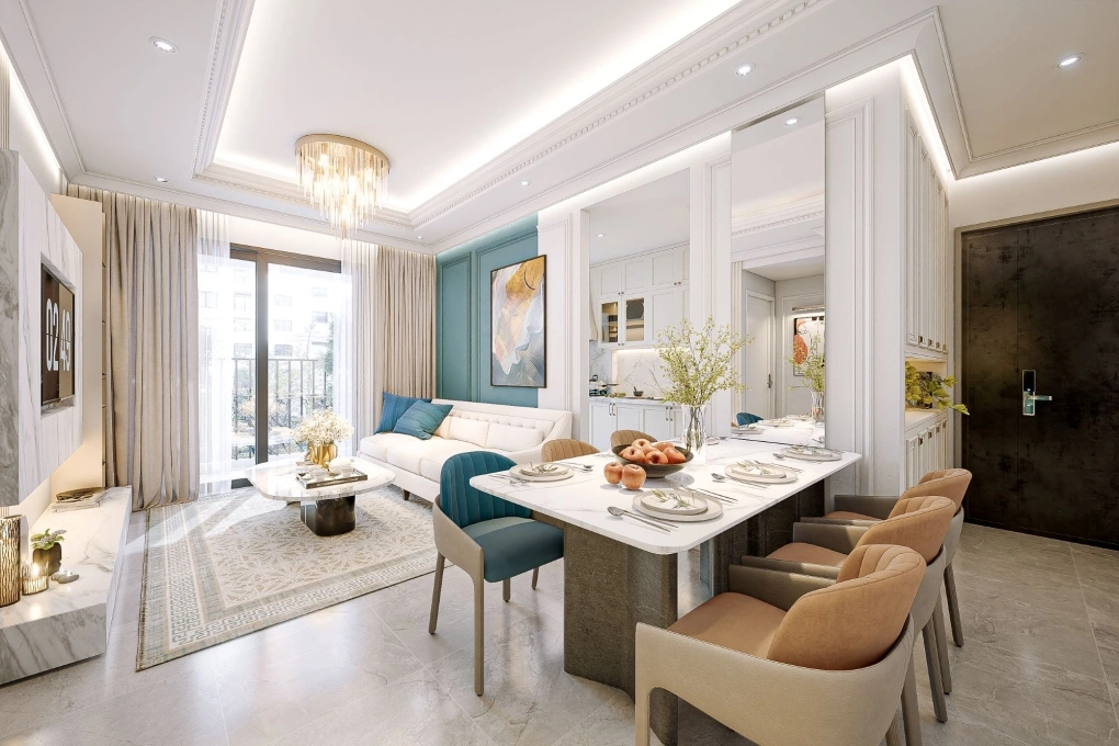 Thiết kế căn hộ ba phòng ngủ với bố cục tối ưu, đảm bảo sự riêng tư cho từng thành viên trong gia đình